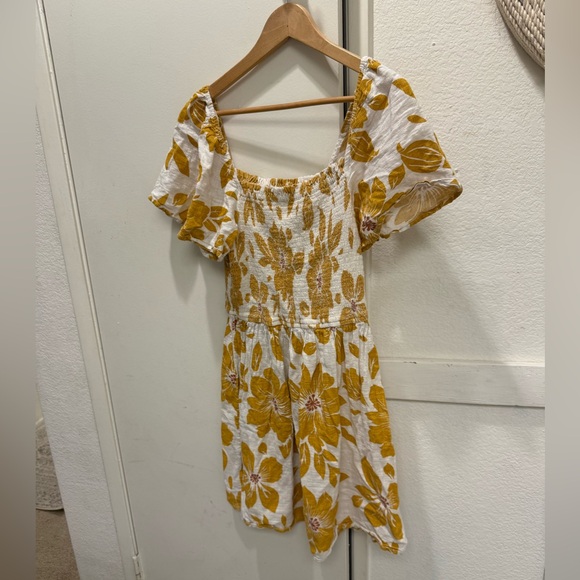 Rip Curl Azalea floral smocked mini dress XL - Picture 5 of 12